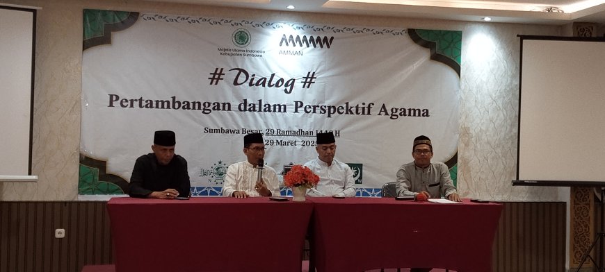 MUI Sumbawa dan PT AMNT Gelar Dialog Pertambangan dalam Perspektif Agama dan Buka Puasa Bersama
