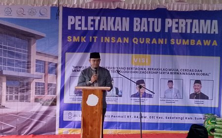 Wakil Ketua DPRD Zulfikar Demitry Hadiri Peletakan Batu Pertama SMK IT Insan Qurani  Dorong Excellent With Morality