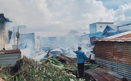 Kebakaran Hebat Landa Dusun Dalam  Sumbawa, Lima Rumah Ludes  Empat Terdampak