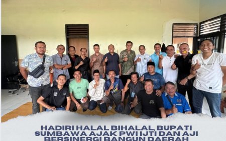 Hadiri Halal Bihalal, Bupati Sumbawa Ajak PWI IJTI dan AJI Bersinergi Bangun Daerah, Tekankan Profesionalisme dan Target Kinerja