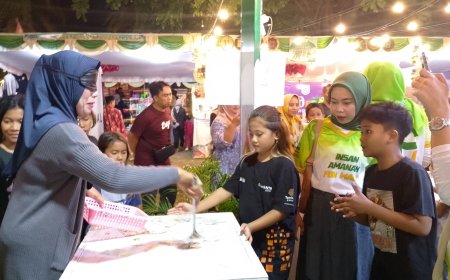 Stand Bank NTB Syariah 'Magnet' Pengunjung STQH Provinsi NTB: Tawarkan Game Seru Berhadiah