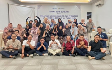 Berdayakan UMKM Lokal, PLN Gandeng Rumah BUMN Sumbawa Gelar Pelatihan