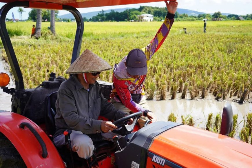 Presiden Prabowo Pantau dari Jabar, Bupati Sumbawa Pimpin Panen Raya Wujudkan Swasembada Pangan