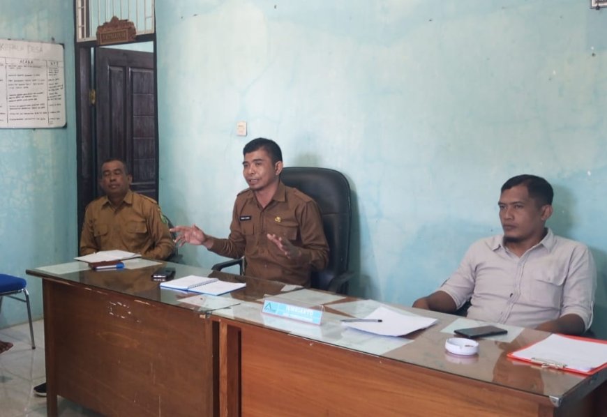 Pemerintah Desa Batu Bulan Gelar Rapat Koordinasi Penegasan Batas Wilayah Desa
