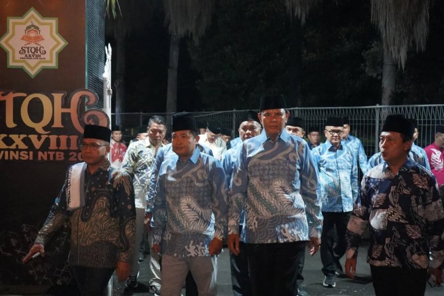 Ketua DPRD Kabupaten Sumbawa Pimpin Penyambutan Meriah Pembukaan STQH XXVIII Tingkat Provinsi NTB