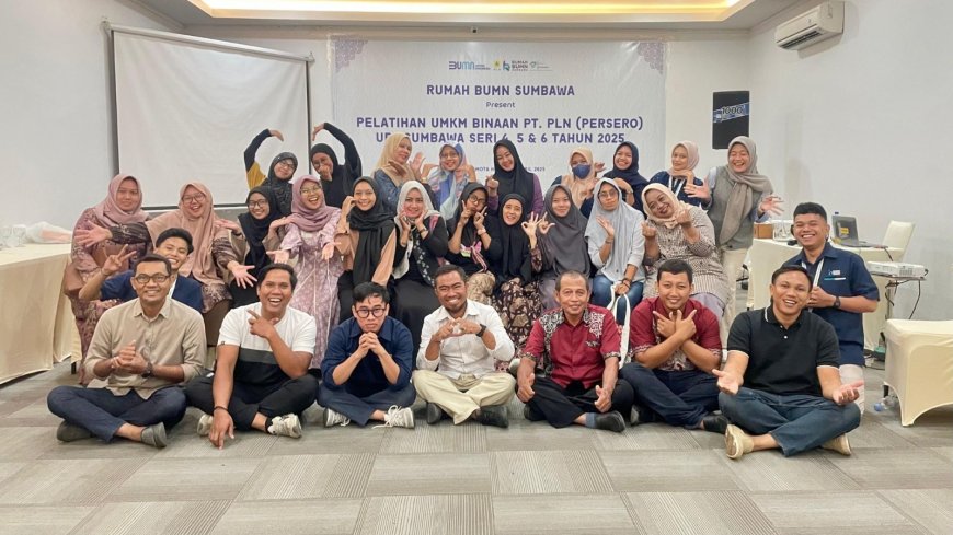 Berdayakan UMKM Lokal, PLN Gandeng Rumah BUMN Sumbawa Gelar Pelatihan