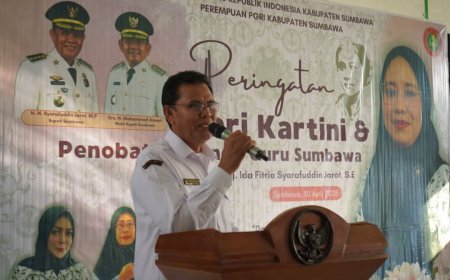 Inspirasi Kartini, Bupati Sumbawa 'Bangga' Perempuan Hebat Pendidikan, Ketua PKK Dinobatkan Jadi 'Ibunda Guru'!"