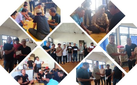 Eksebisi, Bupati H Jarot Kalahkan Tiga Atlet Domino PWI Sumbawa