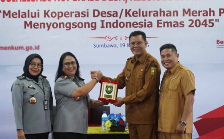 Bupati Sumbawa Hadiri Sosialisasi Koperasi Merah Putih: Ekonomi Kerakyatan Jadi Prioritas Pembangunan Desa