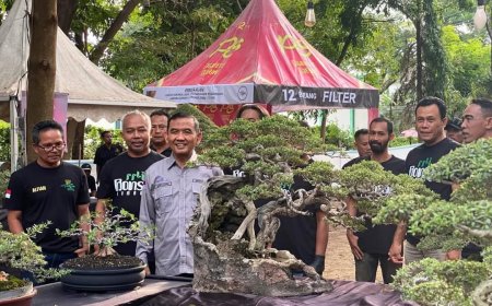Wabup H. Ansori Buka Pameran "Jemur Bonsai" di Taman Genang Genis: Dorong Potensi Ekonomi Masyarakat