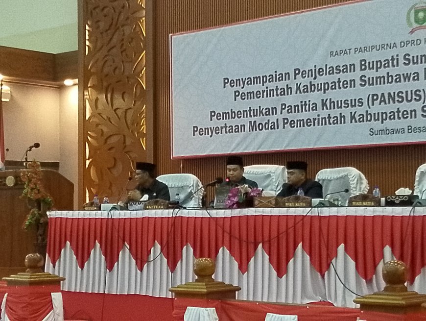 Bupati Sumbawa Yakinkan DPRD Pada Sidang Paripurna: Penyertaan Modal Tanah ke BPR NTB Langkah Strategis Dongkrak PAD dan Ekonomi Daerah