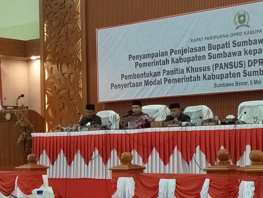 Bupati Sumbawa Yakinkan DPRD Pada Sidang Paripurna: Penyertaan Modal Tanah ke BPR NTB Langkah Strategis Dongkrak PAD dan Ekonomi Daerah