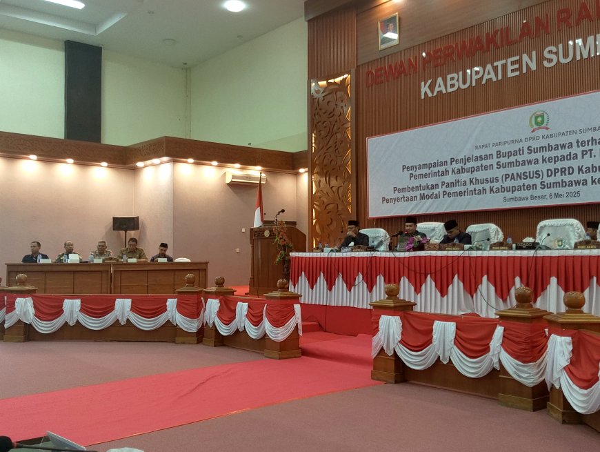 Bupati Sumbawa Yakinkan DPRD Pada Sidang Paripurna: Penyertaan Modal Tanah ke BPR NTB Langkah Strategis Dongkrak PAD dan Ekonomi Daerah