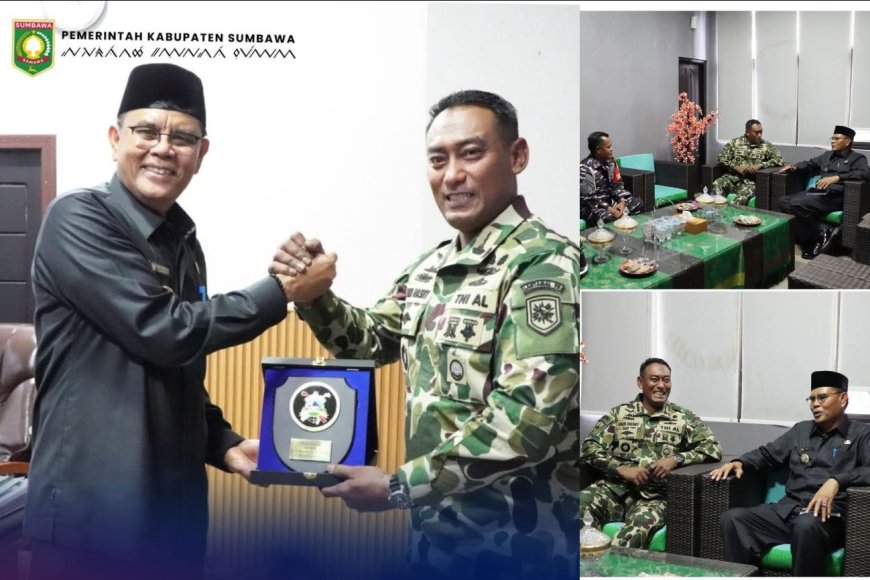Bupati Jarot 'Sinergi' dengan Danlanal Mataram: Serbuan Teritorial TNI AL 'Sasar' Moyo Hilir!"