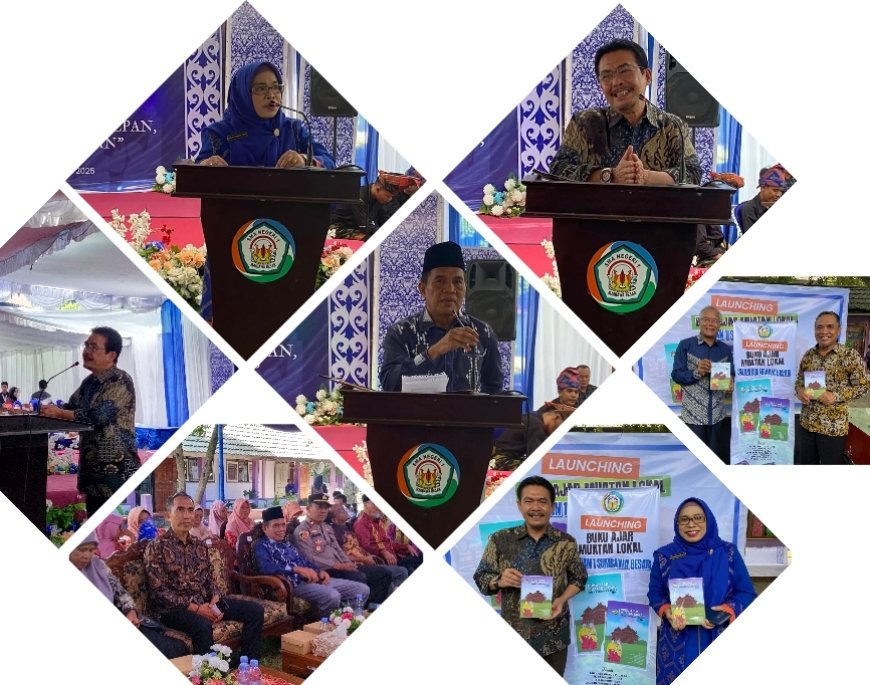 SMAN 1 Sumbawa Gelar Pelepasan 338 siswa  angkatan 63  dirangkaikan dengan Lounching Buku Ajar Mulok