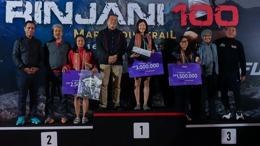 Serahkan Tropi Rinjani 100, Gubernur Iqbal Komitmen Tahun Depan Besarkan Festival