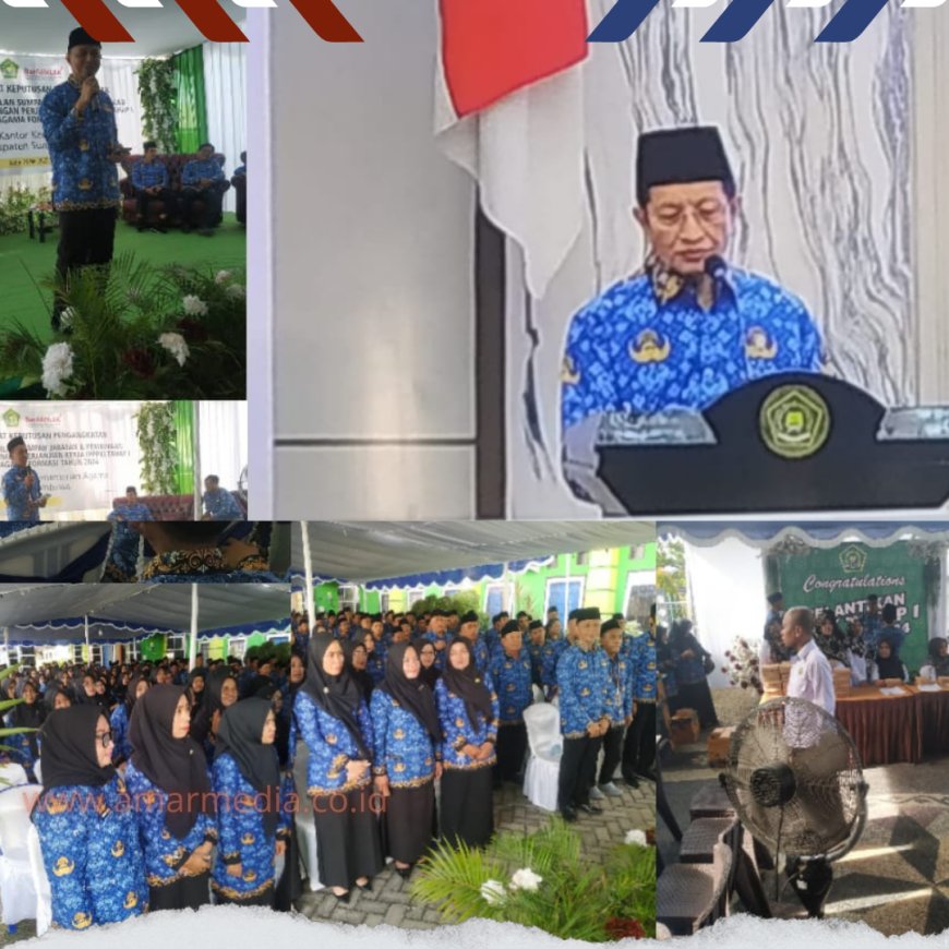 Menag RI Lantik 266 PPPK Kemenag Sumbawa Secara Daring: Amanah Pengabdian kepada Negara dan Umat