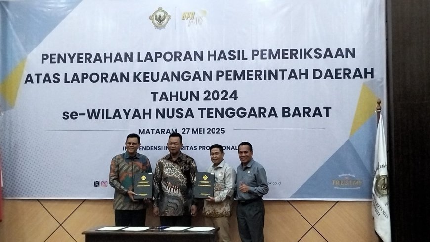 Kabupaten Sumbawa Kembali Raih Opini WTP dari BPK RI