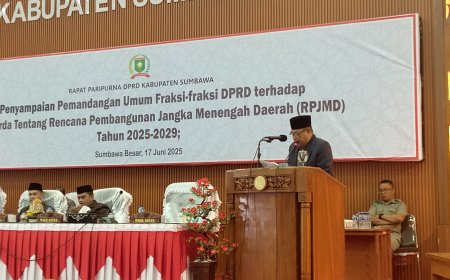 Soroti RPJMD 2025-2029, Fraksi Gerindra Apresiasi WTP dan Dorong Tata Kelola Baik untuk Pondasi Transformasi Sumbawa