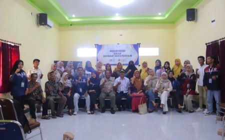 Mitigasi Bencana, Mahasiswa PROMER-UTS Desa Seteluk Tengah Gandeng Dinas BPBD Kabupaten Sumbawa Barat