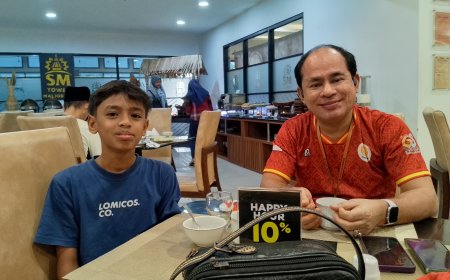 Ketua KONI Sumbawa Sambangi Atlet Sumbawa Azzam  di PB Champion Klaten, Beri Dukungan Penuh