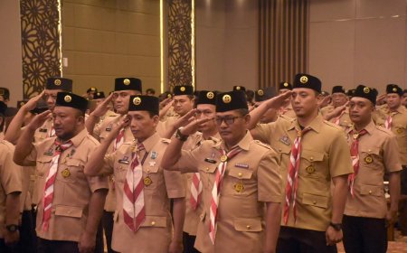 Sumbawa Bangga! Ketua Kwarcab H. Varian Bintoro Dilantik Sebagai Wakil Ketua LPK Kwarda NTB