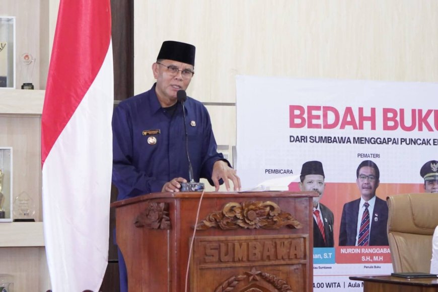 Sumbawa Bedah Buku "Dari Sumbawa Menggapai Puncak Eiffel": Bupati Ajak Generasi Muda Teladani Semangat Bapak Otonomi Daerah