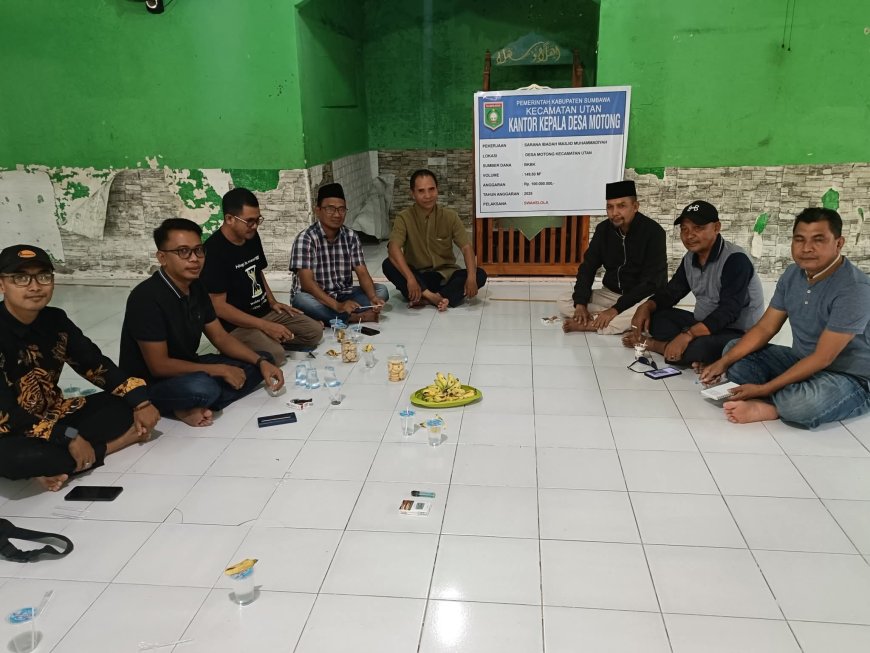 Wakil Ketua DPRD Sumbawa H.M. Berlian Rayes Dampingi Panitia Pembangunan Masjid Al-Abror Muhammadiyah Utan