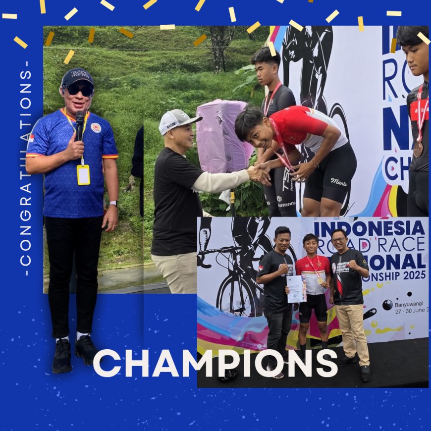 Atlet Sepeda Sumbawa, Abid, Raih Juara 1 di Kejurnas IRR Banyuwangi; Ketua KONI Sumbawa Beri Selamat