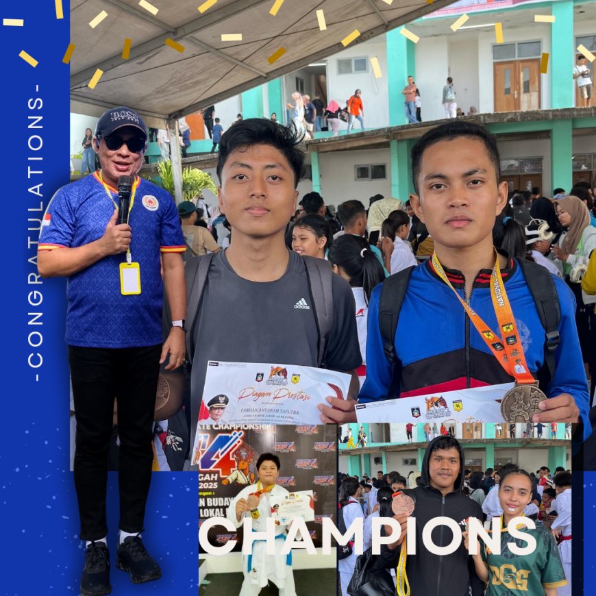 Dojo Garuda Sumbawa Besar Raih 4 Emas di Bupati Cup 4 Loteng, KONI Sumbawa Beri Apresiasi Tinggi