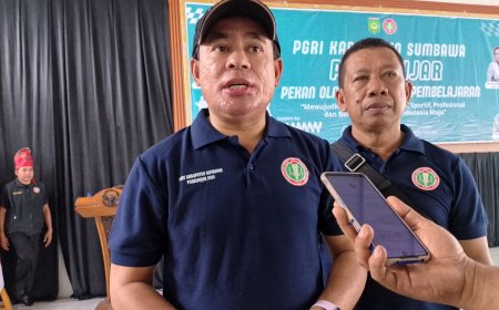 PORSENIJAR PGRI Sumbawa 2025 Dibuka: KONI Sumbawa Berharap Semangat Guru Menular pada Prestasi Peserta Didik