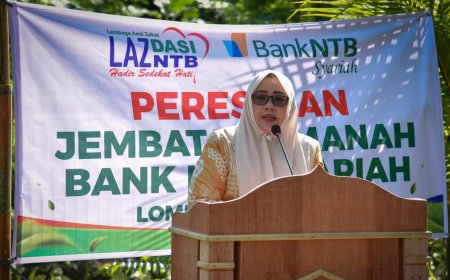 Wagub NTB Resmikan Jembatan Amanah Kolaborasi PT Bank NTB Syariah - LAZ DASI