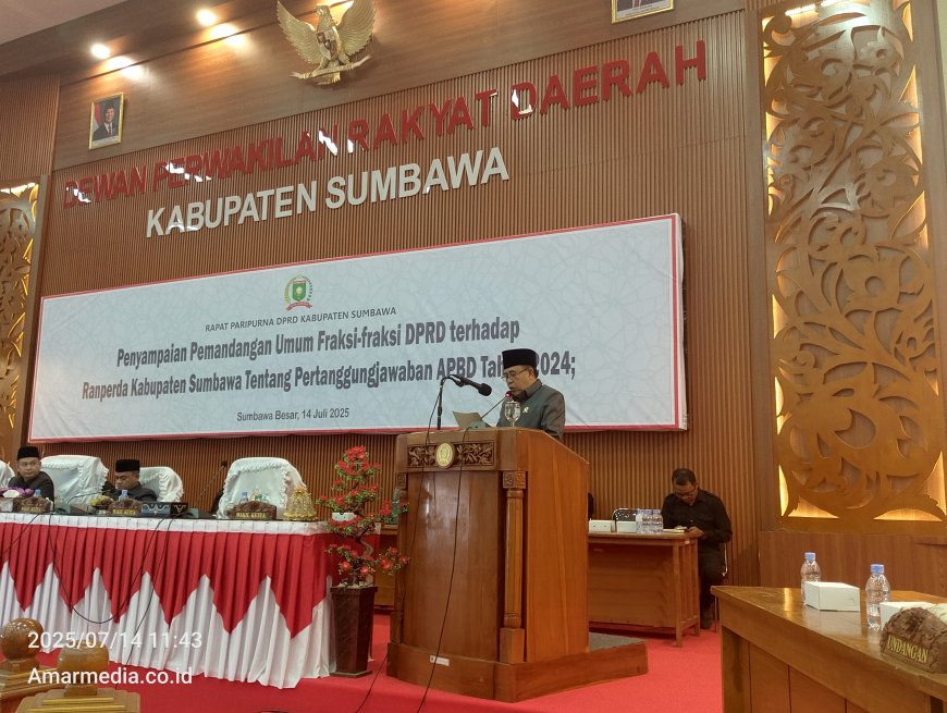 Terhadap Ranperda  Pertanggung jawaban APBD 2024: Fraksi Golkar Beri Apresiasi dan Dorong Ketegasan Atasi Persaingan Ritel Modern
