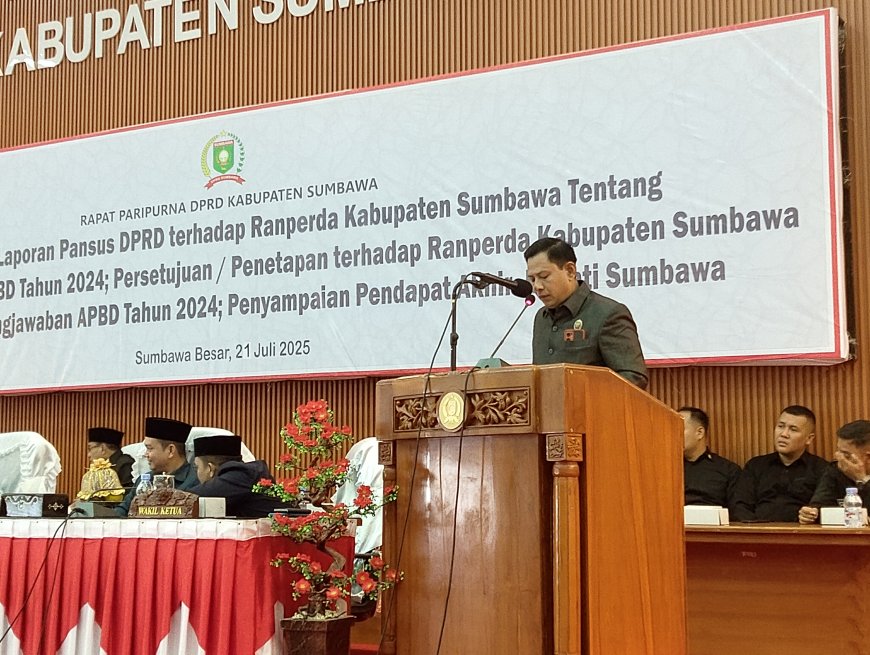 DPRD Sumbawa Sahkan Ranperda Pertanggung Jawaban APBD 2024: Soroti Optimalisasi Pendapatan, Kesiapan RS Sering, hingga Kelangkaan LPG