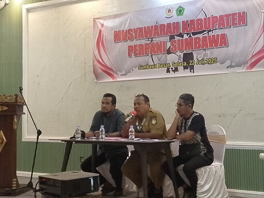 Muhammad Yamin Terpilih Aklamasi sebagai Ketua Umum Perpani Sumbawa Masa Bhakti 2025-2029