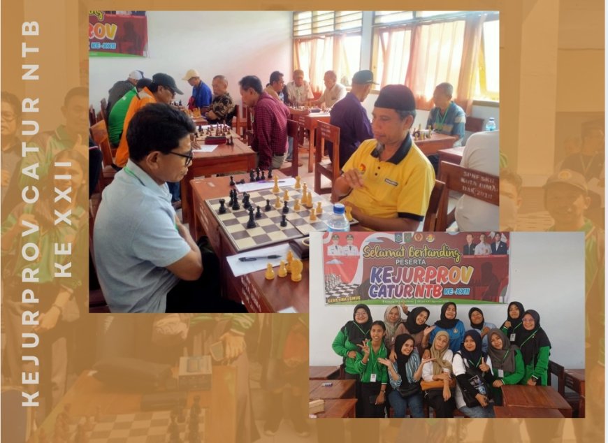 Kejurprov Catur NTB: Sumbawa Berjaya di Hari Ketiga, Sakinah dan Bambang Menang, Peluang Emas Semakin Nyata!