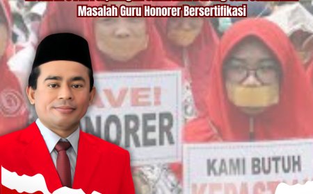 Ketua DPC PDI Perjuangan  Sumbawa Dorong Cari Solusi Adil Masalah Guru Honorer Bersertifikasi