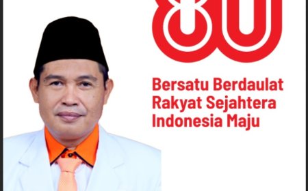 Ketua DPD PKS Kabupaten Sumbawa mengucapkan Dirgahayu Republik Indonesia ke 80