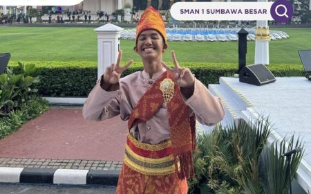 Siswa SMAN 1 Sumbawa Besar Fachrie, Tembus Istana Negara Sebagai Anggota Gita Bahana Nusantara