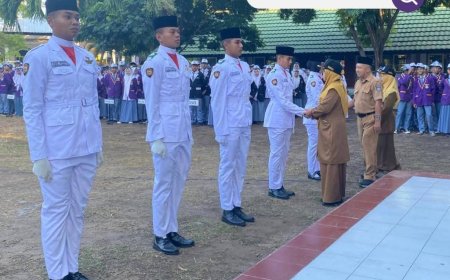 SMAN 1 Sumbawa Besar Sambut Hangat Paskibraka yang Sukses Bertugas di Tingkat Provinsi dan Kabupaten