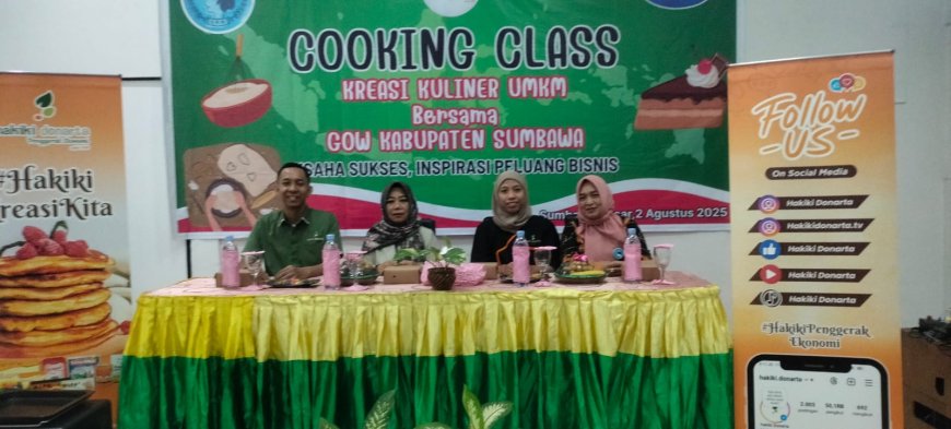 Sambut HUT RI ke-80, GOW Sumbawa Gelar Cooking Class Kreasi Kuliner UMKM