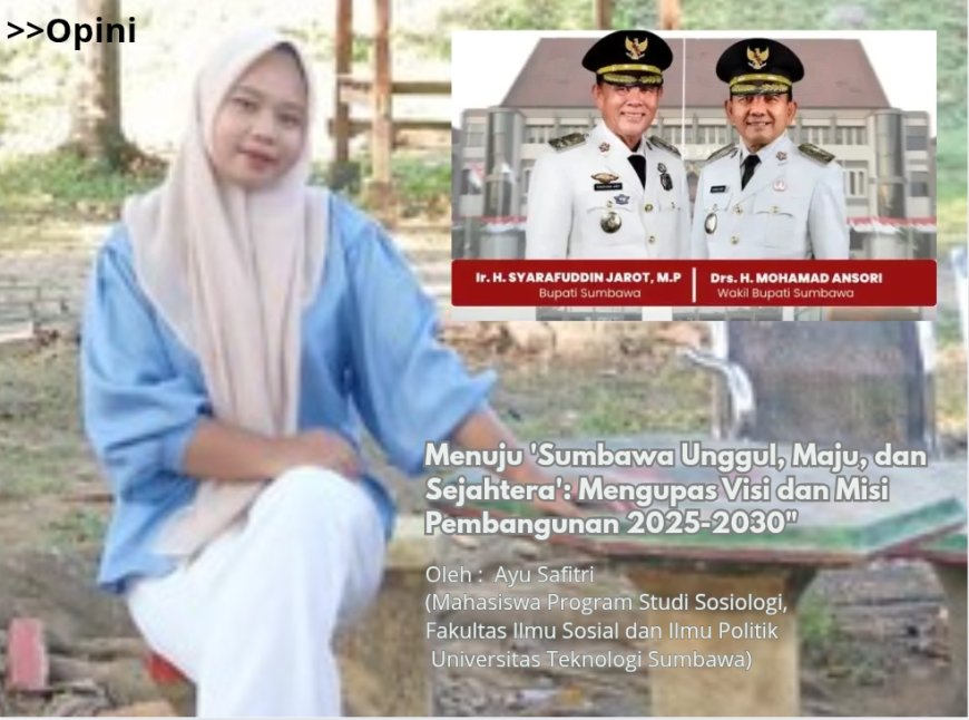 Menuju 'Sumbawa Unggul, Maju, dan Sejahtera': Mengupas Visi dan Misi Pembangunan 2025-2030"