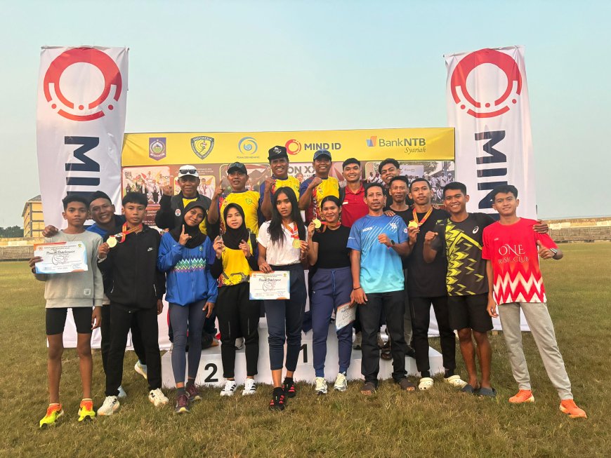 Hari Pertama Kejurda Atletik NTB, PASI Sumbawa Borong 9 Medali Emas