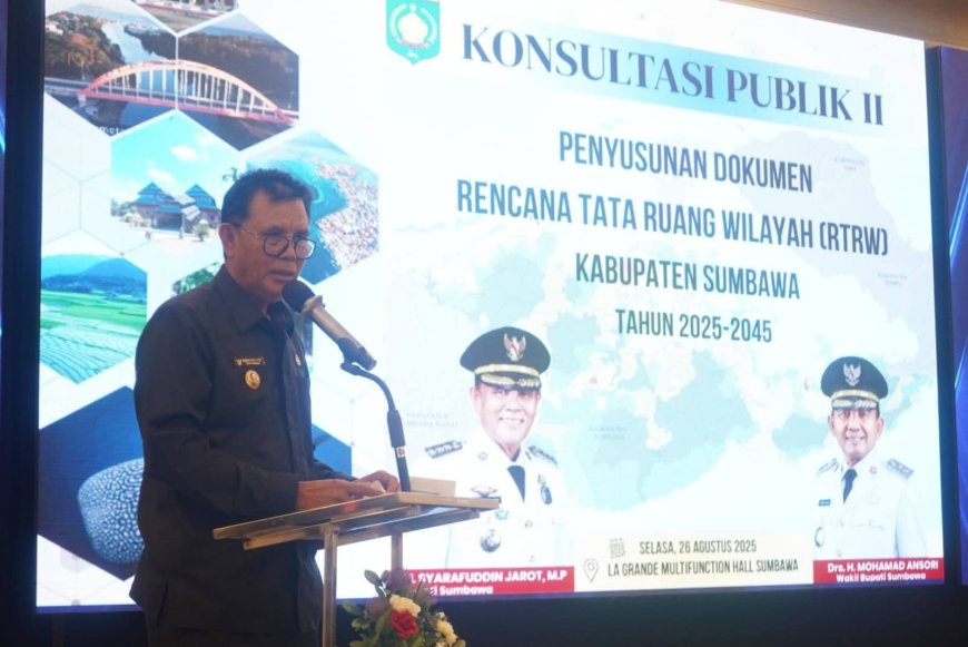 Bupati Sumbawa Minta Review RTRW 2026-2045, "Instrumen Strategis Pembangunan Daerah"