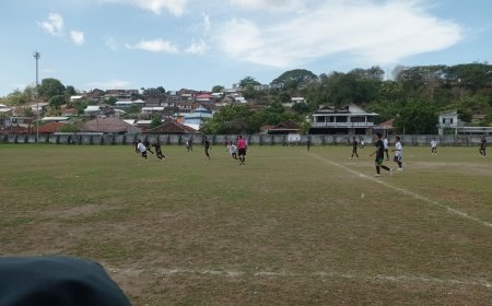 Drama 4 Gol di Stadion Pragas, Moyo Hilir Tundukkan Moyo Hulu 3-1