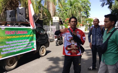 Warga Tuntut Pembongkaran Mafia Tambang Lantung, Massa Gelar Aksi di Tiga Titik Sentral