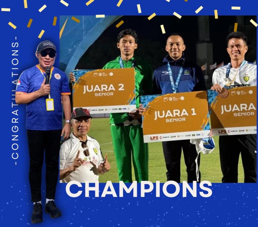 KONI Sumbawa Apresiasi Emas Sapwaturrahman di Kejurnas Atletik