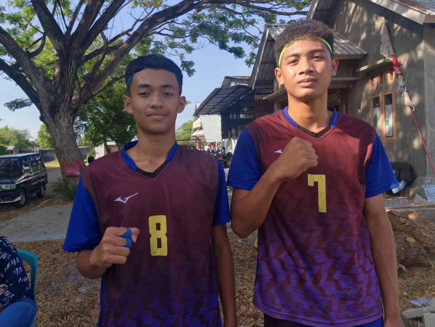 Laga Sengit Voli Pantai Porkab Sumbawa, Batulanteh Tundukkan Unter Iwes