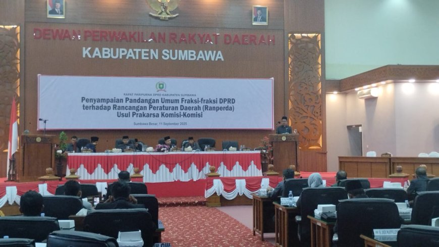 DPRD Sumbawa Bahas Delapan Raperda Inisiatif, Fraksi NasDem Soroti Keadilan Hukum dan Perlindungan UMKM