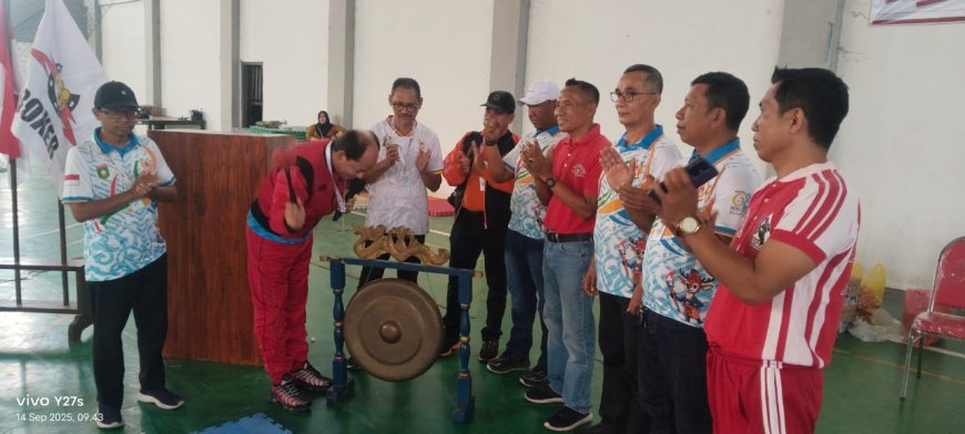 Ketua KONI Sumbawa Buka Porkab Tarung Derajat, Desak Atlet Berlatih Luar Biasa untuk Prestasi dan Kesejahteraan
